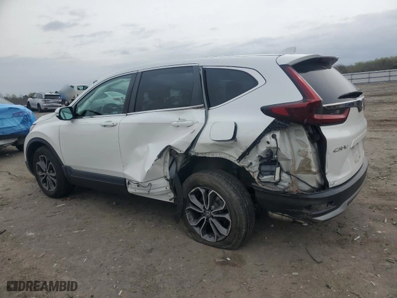 2020 Honda CR-V EX-L with VIN 2HKRW2H86LH665200, listed as a Copart auction lot 51648205 with 56,861 mi miles and Salvage Title. Bid and sale history available at carsss.com. Image 2.