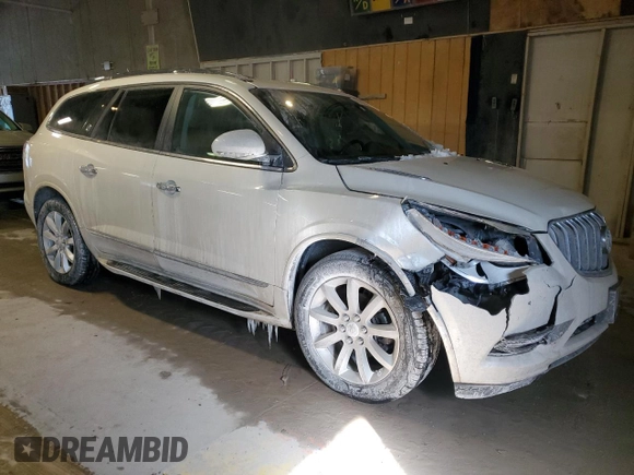 2015 Buick Enclave Premium with VIN 5GAKVCKD3FJ295434, listed as a Copart auction lot 46101505 with 144,208 mi miles and Clean Title. Bid and sale history available at DreamBid. Image 4.