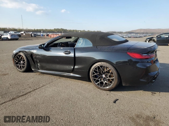 2023 BMW M8 Competition with VIN WBSDZ0C00PCL89792, listed as a Copart auction lot 88735965 with 22,068 mi miles and Salvage Title. Bid and sale history available at carsss.com. Image 2.
