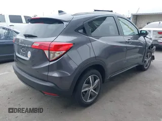 2021 Honda HR-V EX-L with VIN 3CZRU5H7XMM726567, listed as a IAAI auction lot 41865948 with 43,017 mi miles. Bid and sale history available at carsss.com. Image 4.