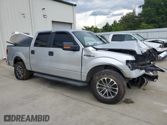 2014 Ford F-150 XL with VIN 1FTEW1CM7EFA71547, listed as a Copart auction lot 56948915 with Not provided miles and Salvage title. Bid and sale history available at DreamBid. Image 4.