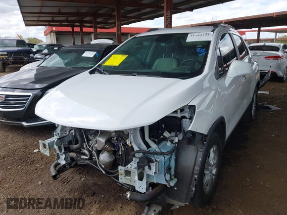 2020 Chevrolet Trax LT with VIN 3GNCJLSB4LL171777, listed as a IAAI auction lot 41789393 with 39,130 mi miles and . Bid and sale history available at DreamBid. Image 18.