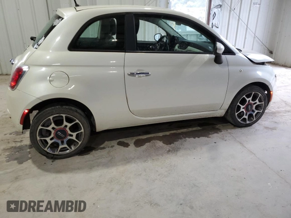 2012 FIAT 500 Pop with VIN 3C3CFFAR5CT349002, listed as a Copart auction lot 53373255 with 110,337 mi miles and Salvage title. Bid and sale history available at DreamBid. Image 3.