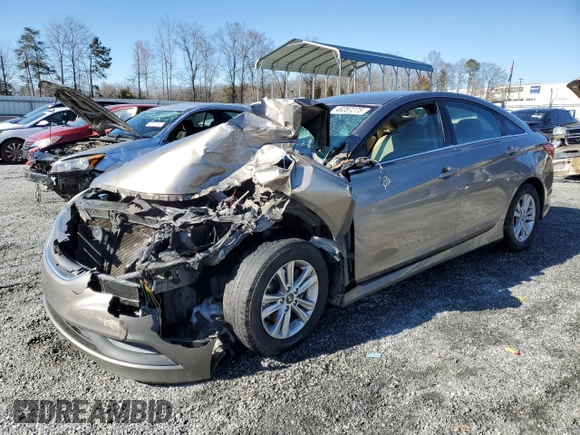 2014 Hyundai Sonata GLS with VIN 5NPEB4AC7EH945098, listed as a Copart auction lot 46287275 with Not Provided miles and Salvage Title. Bid and sale history available at carsss.com. Image 1.