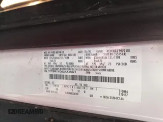 2020 Ford Transit z VIN 1FTBR1YG6LKA35821, wystawiony jako IAAI lot #42727394 z przebiegiem 86 896 mil mil oraz . Historia ofert i sprzedaży dostępna na DreamBid. Obrazek 27.