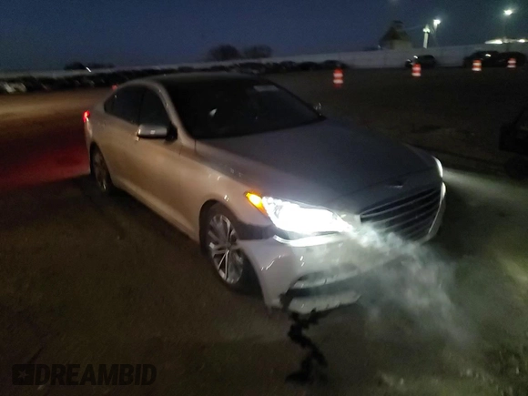 2015 Hyundai Genesis 3.8L with VIN KMHGN4JE5FU087568, listed as a Copart auction lot 81999524 with 70,739 mi miles and Salvage Title. Bid and sale history available at carsss.com. Image 10.