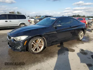 2015 BMW 4 Series 435i with VIN WBA3R1C50FK193552, listed as a Copart auction lot 86738244 with 105,887 mi miles and Salvage Title. Bid and sale history available at DreamBid. Image 1.