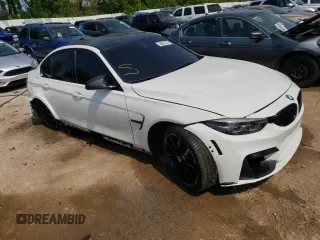 2018 BMW M3 z VIN WBS8M9C57J5J79220, wystawiony jako Copart lot #56683123 z przebiegiem 37 456 mil mil oraz . Historia ofert i sprzedaży dostępna na DreamBid. Obrazek 4.