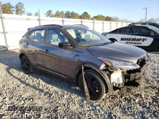 2023 Nissan Kicks SR with VIN 3N1CP5DV3PL493135, listed as a Copart auction lot 50058435 with 40,409 mi miles and Salvage Title. Bid and sale history available at carsss.com. Image 4.