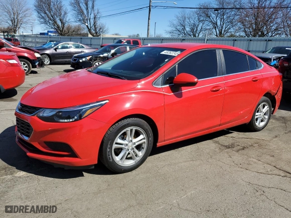 2018 Chevrolet Cruze LT with VIN 1G1BE5SM1J7159652, listed as a Copart auction lot 49262245 with 114,950 mi miles and Salvage Title. Bid and sale history available at carsss.com. Image 1.
