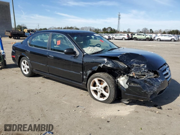 2002 Nissan Maxima GXE z VIN JN1DA31D92T409717, wystawiony jako Copart lot #49413035 z przebiegiem 90 697 mil mil oraz Szkoda całkowita • Salvage title. Historia ofert i sprzedaży dostępna na DreamBid. Obrazek 4.