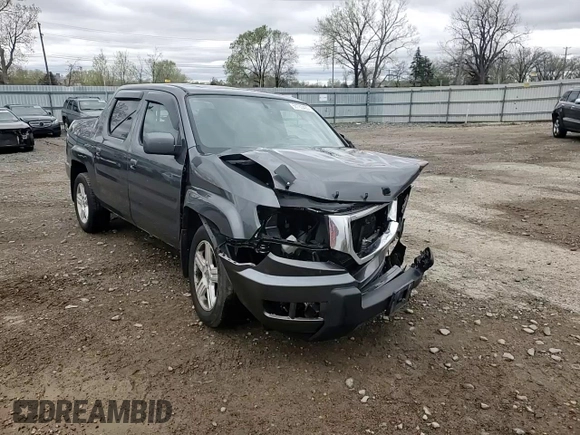 2013 Honda Ridgeline RTL with VIN 5FPYK1F57DB009718, listed as a Copart auction lot 55763435 with Not provided miles and Salvage title. Bid and sale history available at DreamBid. Image 14.