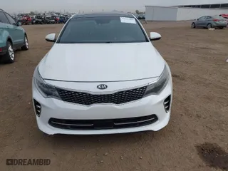 2016 Kia Optima SXL Turbo with VIN 5XXGV4L28GG012037, listed as a IAAI auction lot 41535468 with 160,366 mi miles. Bid and sale history available at carsss.com. Image 12.