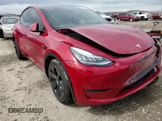 2020 Tesla Model Y Long Range with VIN 5YJYGDEE1LF009967, listed as a Copart auction lot 49920385 with Not Provided miles and Salvage Title. Bid and sale history available at DreamBid. Image 11.