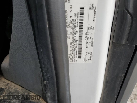 2015 Ford Transit XL с VIN 1FBZX2YM6FKA83778, выставлен на аукционе Copart как лот 47496105 с пробегом 142 333 миль миль и Чистый • Clean title. История ставок и продаж доступна на DreamBid. Изображение 14.