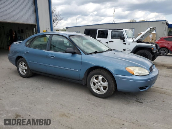 2006 Ford Taurus SE Standard with VIN 1FAHP53UX6A176539, listed as a Copart auction lot 55379395 with 187,394 mi miles and Salvage Title. Bid and sale history available at DreamBid. Image 4.