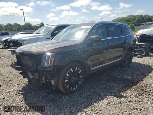 2023 Kia Telluride SX Prestige with VIN 5XYP5DGC5PG387088, listed as a Copart auction lot 60807605 with 70,674 mi miles and Salvage title. Bid and sale history available at DreamBid. Image 1.