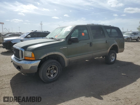 2000 Ford Excursion Limited с VIN 1FMNU43S3YEE17718, выставлен на аукционе Copart как лот 56458175 с пробегом 207 715 миль миль и Списание • Salvage title. История ставок и продаж доступна на DreamBid. Изображение 1.
