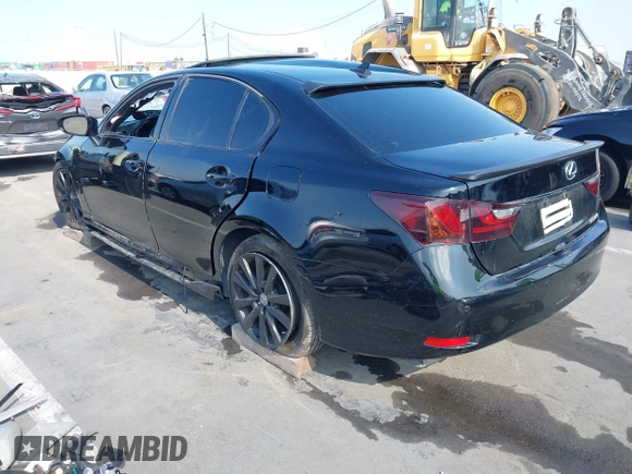 2013 Lexus GS 350 with VIN JTHBE1BL6D5028190, listed as a IAAI auction lot 42152833 with Not Provided miles. Bid and sale history available at carsss.com. Image 3.