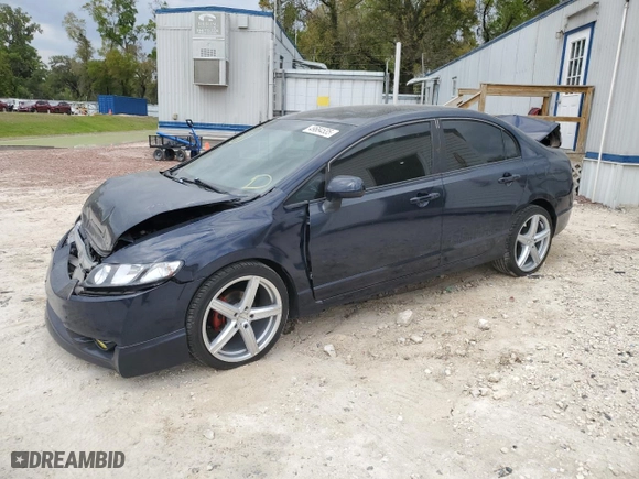 2010 Honda Civic Sdn DX-VP with VIN 19XFA1F33AE013686, listed as a Copart auction lot 49684535 with 172,257 mi miles and Salvage Title. Bid and sale history available at carsss.com. Image 1.