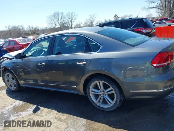 2013 Volkswagen Passat SE with VIN 1VWBN7A3XDC113600, listed as a IAAI auction lot 41826962 with 121,188 mi miles and . Bid and sale history available at DreamBid. Image 15.