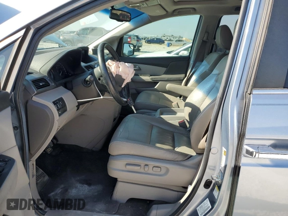 2011 Honda Odyssey EX-L with VIN 5FNRL5H63BB098207, listed as a Copart auction lot 75200284 with 191,504 mi miles and Salvage Title. Bid and sale history available at DreamBid. Image 7.