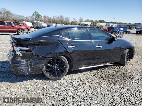 2017 Nissan Maxima SV with VIN 1N4AA6AP7HC394001, listed as a Copart auction lot 48188535 with 139,147 mi miles and Salvage Title. Bid and sale history available at DreamBid. Image 3.