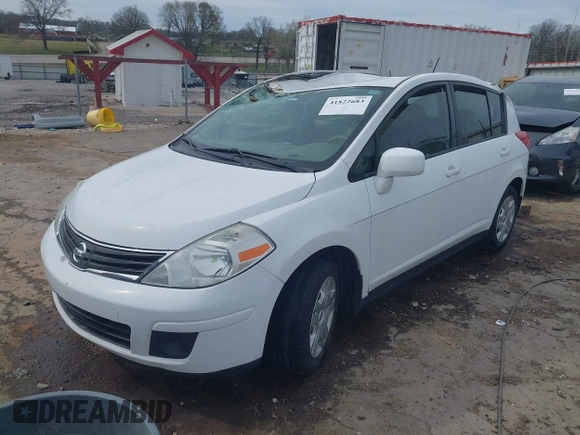 2010 Nissan Versa 1.8 SL with VIN 3N1BC1CP0AL402056, listed as a IAAI auction lot 41822683 with 94,410 mi miles. Bid and sale history available at carsss.com. Image 2.