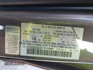 2008 Mazda 5 Grand Touring with VIN JM1CR293280324493, listed as a IAAI auction lot 42034944 with 83,166 mi miles and . Bid and sale history available at carsss.com. Image 9.