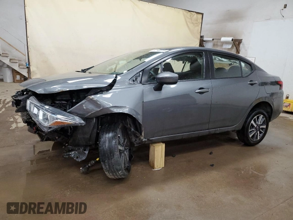 2021 Nissan Versa SV with VIN 3N1CN8EV0ML826344, listed as a Copart auction lot 52140235 with 77,837 mi miles and Non repairable. Bid and sale history available at DreamBid. Image 1.