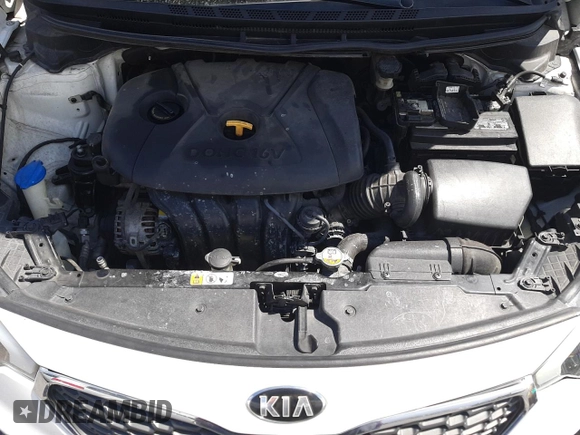 2016 Kia Forte LX with VIN KNAFK4A67G5485536, listed as a Copart auction lot 55252405 with 160,518 mi miles and Clean Title. Bid and sale history available at carsss.com. Image 11.
