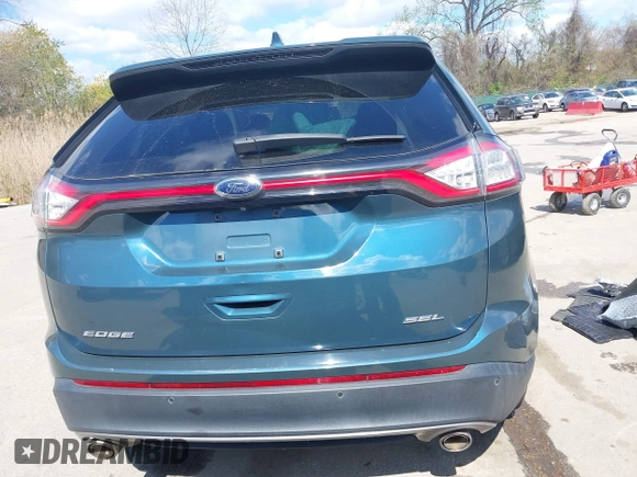 2016 Ford Edge SEL with VIN 2FMPK3J84GBB43195, listed as a IAAI auction lot 42042360 with 154,917 mi miles. Bid and sale history available at carsss.com. Image 16.