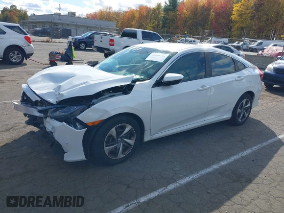 2019 Honda Civic Sedan LX with VIN 2HGFC2F66KH533012, listed as a IAAI auction lot 40608414 with 116,649 mi miles. Bid and sale history available at carsss.com. Image 20.