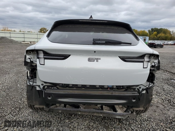 2023 Ford Mustang Mach-E GT with VIN 3FMTK4SE1PMB01672, listed as a Copart auction lot 78266234 with 9,749 mi miles and Salvage Title. Bid and sale history available at DreamBid. Image 6.