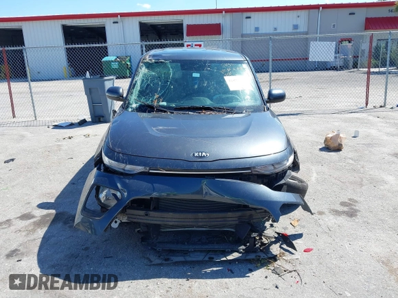 2021 Kia Soul S with VIN KNDJ23AU5M7792614, listed as a IAAI auction lot 41894118 with 27,117 mi miles and . Bid and sale history available at DreamBid. Image 6.