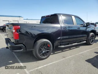 2022 Chevrolet Silverado 1500 RST with VIN 1GCPWDED5NZ142606, listed as a Copart auction lot 79077014 with 26,769 mi miles and Salvage Title. Bid and sale history available at carsss.com. Image 3.