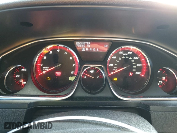 2016 GMC Acadia SLE with VIN 1GKKRNED3GJ111030, listed as a Copart auction lot 52045125 with 75,556 mi miles and Non Repairable. Bid and sale history available at DreamBid. Image 9.