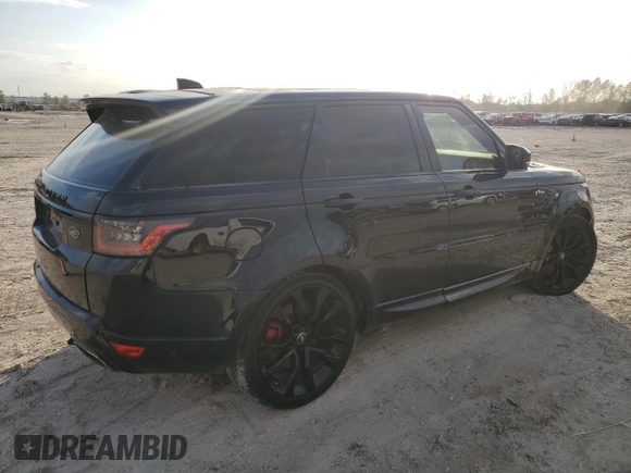 2019 Land Rover Range Rover Sport HST with VIN SALWS2SU6KA868560, listed as a Copart auction lot 80838074 with 57,030 mi miles and Salvage title. Bid and sale history available at DreamBid. Image 3.