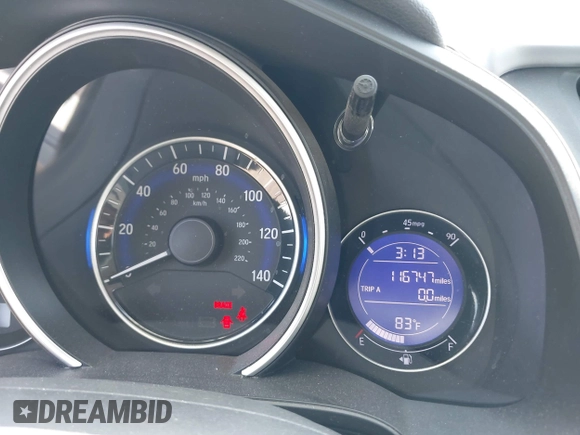 2016 Honda Fit EX with VIN JHMGK5H77GX001444, listed as a IAAI auction lot 42583633 with 116,747 mi miles and . Bid and sale history available at DreamBid. Image 7.