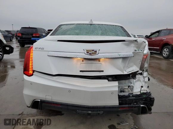 2017 Cadillac CTS Sedan Luxury RWD with VIN 1G6AR5SX0H0173436, listed as a Copart auction lot 45541625 with 56,227 mi miles and Salvage Title. Bid and sale history available at carsss.com. Image 6.