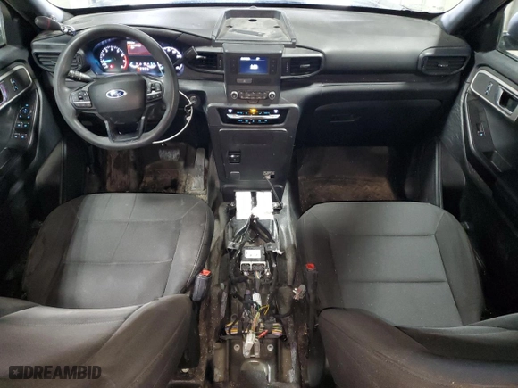 2022 Ford Police Interceptor Utility with VIN 1FM5K8ABXNGB59360, listed as a Copart auction lot 44747025 with 58,260 mi miles and Salvage Title. Bid and sale history available at carsss.com. Image 8.