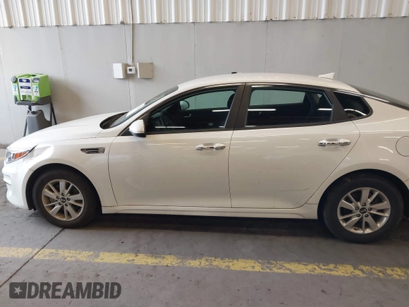 2016 Kia Optima LX with VIN KNAGT4L39G5074319, listed as a IAAI auction lot 41827438 with 51,373 mi miles. Bid and sale history available at carsss.com. Image 14.