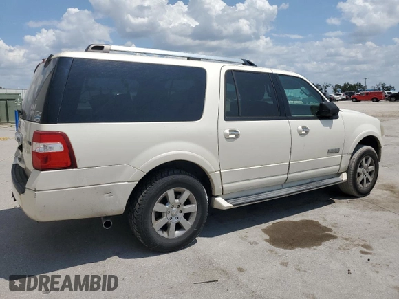 2007 Ford Expedition EL Limited with VIN 1FMFK19507LA74774, listed as a Copart auction lot 53813094 with 182,161 mi miles and Salvage Title. Bid and sale history available at carsss.com. Image 3.