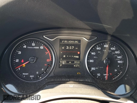 2016 Audi A3 z VIN WAUK8GFF9G1020383, wystawiony jako Copart lot #84548784 z przebiegiem 91 975 mil mil oraz Szkoda całkowita • Salvage title. Historia ofert i sprzedaży dostępna na DreamBid. Obrazek 9.