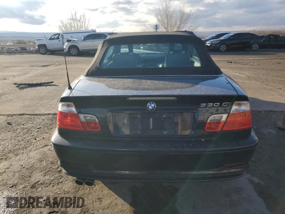 2002 BMW 3 Series 330Ci with VIN WBABS53422JU94743, listed as a Copart auction lot 88732185 with 121,565 mi miles and Clean Title. Bid and sale history available at carsss.com. Image 6.