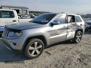 2015 Jeep Grand Cherokee Limited with VIN 1C4RJFBG7FC814526, listed as a Copart auction lot 48572705 with 129,811 mi miles and Salvage Title. Bid and sale history available at carsss.com. Image 1.