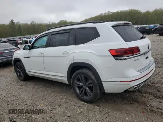 2021 Volkswagen Atlas SE with VIN 1V2RR2CA3MC609521, listed as a Copart auction lot 55945695 with 38,874 mi miles and Salvage title. Bid and sale history available at DreamBid. Image 2.