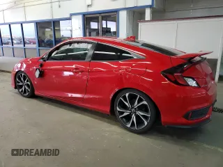 2018 Honda Civic Si Coupe with VIN 2HGFC3A57JH758431, listed as a Copart auction lot 51322505 with 93,587 mi miles and Salvage Title. Bid and sale history available at carsss.com. Image 2.