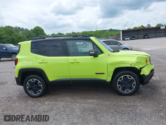 2017 Jeep Renegade Trailhawk with VIN ZACCJBCB4HPF39469, listed as a IAAI auction lot 42503660 with 119,221 mi miles and . Bid and sale history available at DreamBid. Image 13.