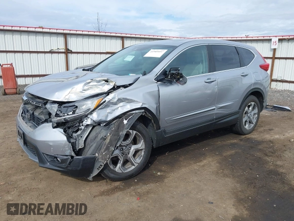 2017 Honda CR-V EX-L with VIN 2HKRW2H80HH686762, listed as a IAAI auction lot 41905053 with 74,230 mi miles. Bid and sale history available at carsss.com. Image 18.